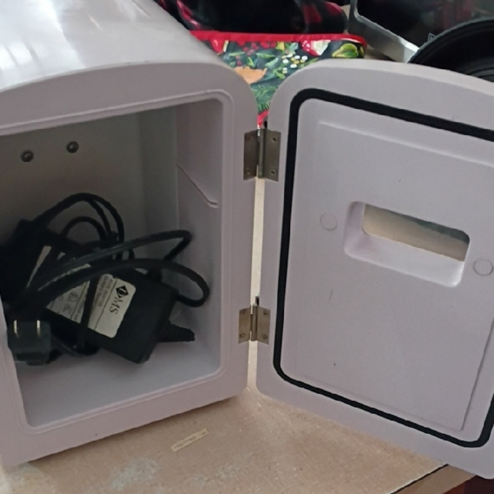Compact White Mini Fridge - Picture 2 of 5